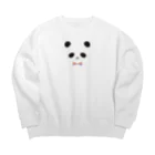 ヒフミヨイのカラフル蝶ネクタイ パンダ Big Crew Neck Sweatshirt