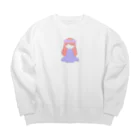 QB🦖のANGEL Big Crew Neck Sweatshirt