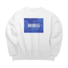 MODE-Qの泡のコード Big Crew Neck Sweatshirt