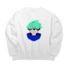 Uminpoのアンスラサイトくん Big Crew Neck Sweatshirt