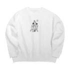 shalの騎馬戦 Big Crew Neck Sweatshirt