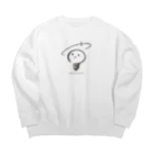 あかるいみらいけんきゅうじょのあかるいみらいけんきゅうじょのロゴ Big Crew Neck Sweatshirt