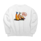 守時はるひのI'm hungry... Big Crew Neck Sweatshirt