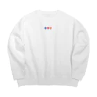 あかりのおみせのゆるいアネモネ Big Crew Neck Sweatshirt