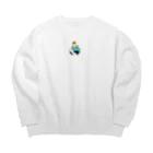 _spaceのスケーター Big Crew Neck Sweatshirt