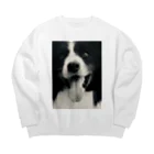 保護猫支援ショップ・パール女将のお宿のワンダフルライフ Big Crew Neck Sweatshirt