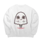 Ri0のイタズラおばけちゃん Big Crew Neck Sweatshirt