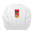 ほぼ動物園の赤ずきん Big Crew Neck Sweatshirt