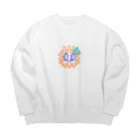 でんどろ@ゆっくり実況 スマブラSPの線画でんどろ Big Crew Neck Sweatshirt