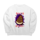 えぼのきのこを許さない Big Crew Neck Sweatshirt