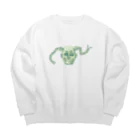 うずのまきのオサゲ神 Big Crew Neck Sweatshirt