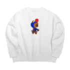 きたがわめぐみのおみせのサーミのくまのおとこのこ Big Crew Neck Sweatshirt