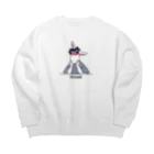 BonBonの考えごとをするミシェル Big Crew Neck Sweatshirt