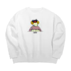 BonBonのトリコロールベル Big Crew Neck Sweatshirt