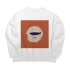 naho_designのさかなスウェット Big Crew Neck Sweatshirt