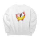 りゅうのおみせのどらごんふらい Big Crew Neck Sweatshirt