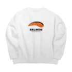 よゐこやの焼鮭 Big Crew Neck Sweatshirt