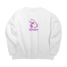 BUDDYの紫電一閃1stコレクション Big Crew Neck Sweatshirt