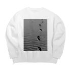 Hani what?の足跡 Big Crew Neck Sweatshirt