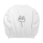 kaotaruのかんばんねこくん Big Crew Neck Sweatshirt