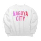 JIMOTOE Wear Local Japanの名古屋市 NAGOYA CITY Big Crew Neck Sweatshirt