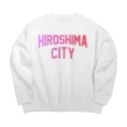 JIMOTOE Wear Local Japanの広島市 HIROSHIMA CITY Big Crew Neck Sweatshirt