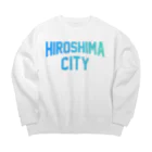 JIMOTOE Wear Local Japanの広島市 HIROSHIMA CITY Big Crew Neck Sweatshirt