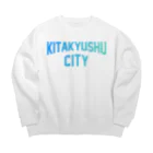 JIMOTO Wear Local Japanの北九州市 KITAKYUSHU CITY Big Crew Neck Sweatshirt