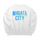 JIMOTO Wear Local Japanの新潟市 NIIGATA CITY ビッグシルエットスウェット
