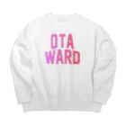 JIMOTO Wear Local Japanの大田区 OTA WARD ビッグシルエットスウェット