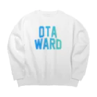 JIMOTO Wear Local Japanの大田区 OTA WARD Big Crew Neck Sweatshirt