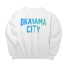 JIMOTOE Wear Local Japanの岡山市 OKAYAMA CITY Big Crew Neck Sweatshirt