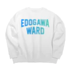 JIMOTO Wear Local Japanの 江戸川区 EDOGAWA WARD Big Crew Neck Sweatshirt