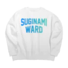 JIMOTOE Wear Local Japanの杉並区 SUGINAMI WARD Big Crew Neck Sweatshirt