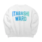 JIMOTOE Wear Local Japanの板橋区 ITABASHI WARD Big Crew Neck Sweatshirt