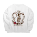 RUM_HONEYの『Chocolate bone born』 Big Crew Neck Sweatshirt