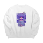 ぽこてんの取扱注意 Big Crew Neck Sweatshirt