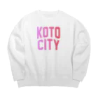 JIMOTOE Wear Local Japanの江東市 KOTO CITY Big Crew Neck Sweatshirt
