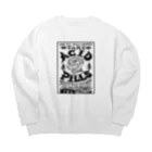 Bunny Robber GRPCのTAKE ACID PILLS_BLK Big Crew Neck Sweatshirt