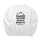 市川🇮🇹の体調悪なったやつ Big Crew Neck Sweatshirt