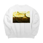 料理するよの思いっきりすだち Big Crew Neck Sweatshirt