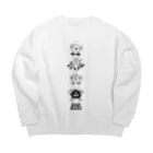 george1shinのBAD BUGS Big Crew Neck Sweatshirt