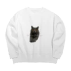 猫のさばみそ&ごましお百貨店(さばごま百貨店)のいつでもさばみそ Big Crew Neck Sweatshirt