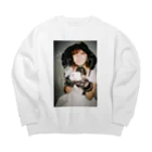 しろいこのさよならはたち Big Crew Neck Sweatshirt