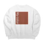 AさんのSUZURIアトリエのMy color Big Crew Neck Sweatshirt