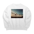 PHANT-ﾌｧﾝﾄ-の南国の夕方 Big Crew Neck Sweatshirt