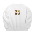 くまさんクッキーのくまさんクッキー Big Crew Neck Sweatshirt