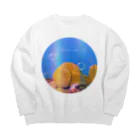 kunisakiokosunjarの国東おしり岩 Big Crew Neck Sweatshirt