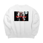 Never Bad EndのDarkness Big Crew Neck Sweatshirt