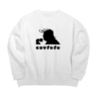 EASEのcovfefe Big Crew Neck Sweatshirt